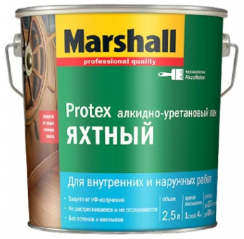 Маршалл Лак яхтный полумат 2,5л PROTEX